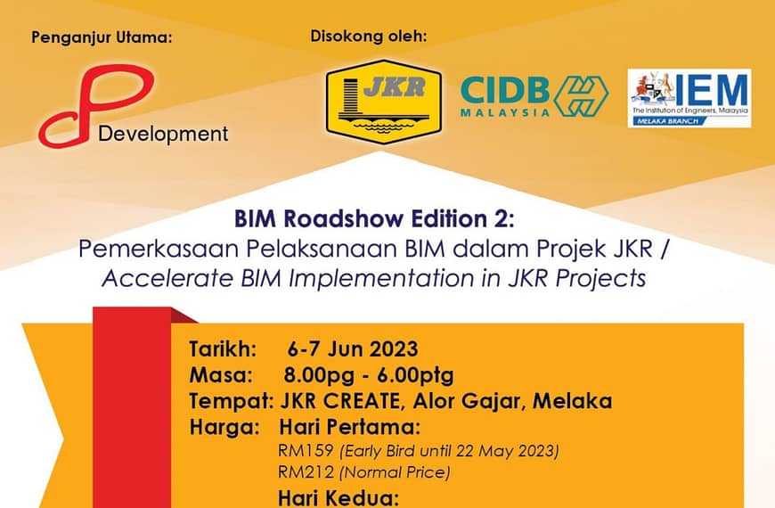 JKR BIM Seminar Ed2 2023 – Melaka